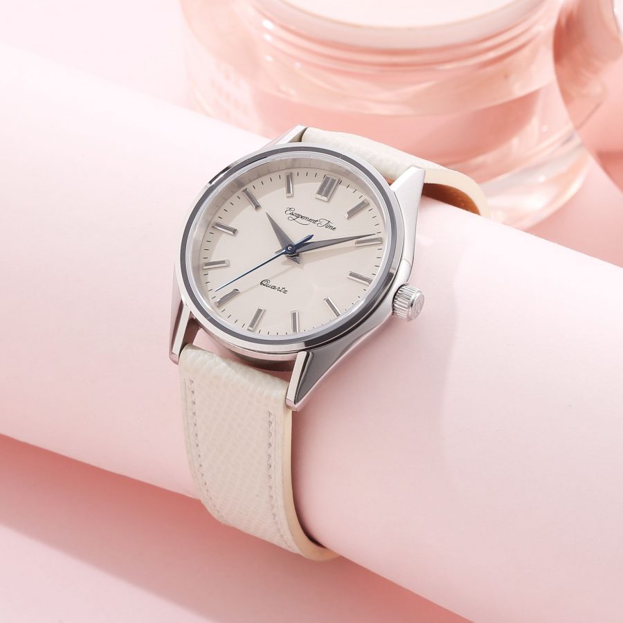 Petite montre à Quartz pour femmes, boîtier 35mm, traitement thermique – Très bonne ualité