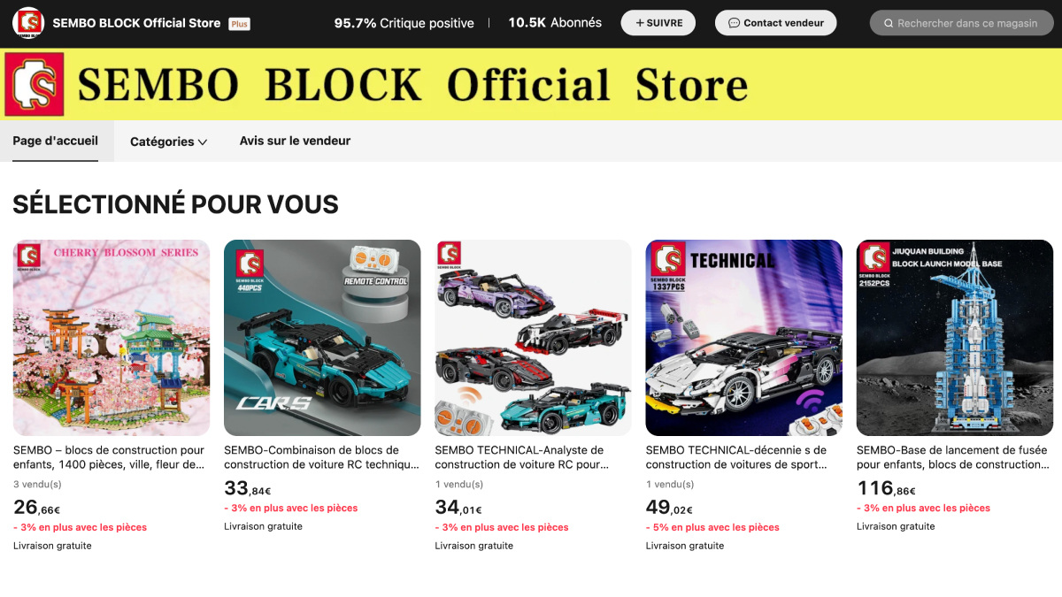 SEMBO BLOCK Official Store
