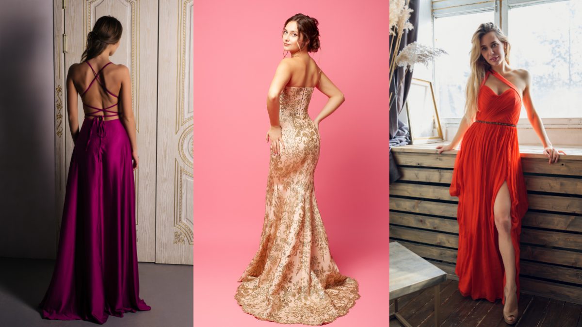 Trends in long evening dresses